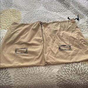 Gucci Beige Dust Bags